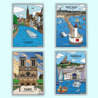 Modèle couleurs coloriages velours